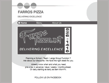 Tablet Screenshot of farrospizza.net